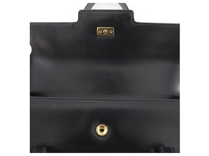Borsa a mano Gucci in pelle di vitello nera Nero - vista 11
