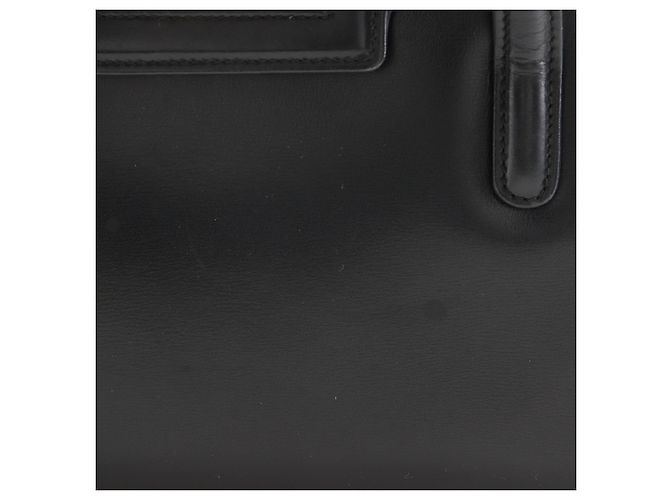 Borsa a mano Gucci in pelle di vitello nera Nero - vista 12