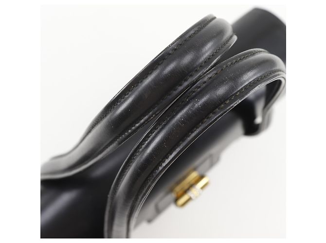 Borsa a mano Gucci in pelle di vitello nera Nero - vista 5