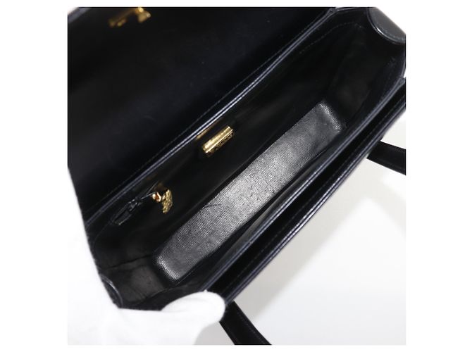 Borsa a mano Gucci in pelle di vitello nera Nero - vista 6