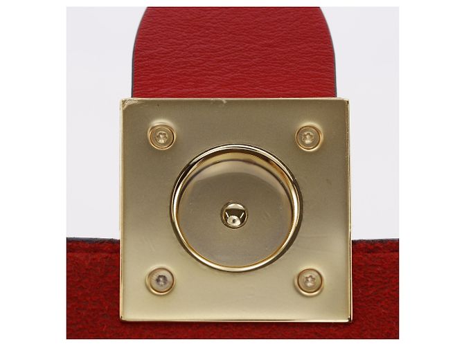 Borsa Louis Vuitton Rocky BB Marrone Rosso Monogramma - vista 10