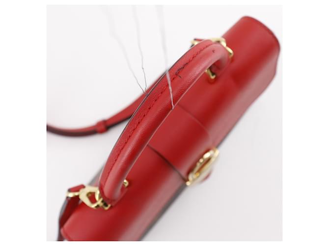 Borsa Louis Vuitton Rocky BB Marrone Rosso Monogramma - vista 5