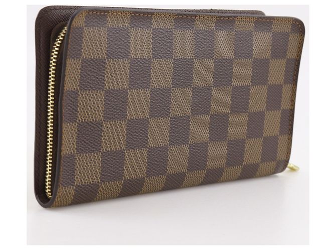 Louis Vuitton Damier Canvas Long Wallet Braun - Ansicht 3