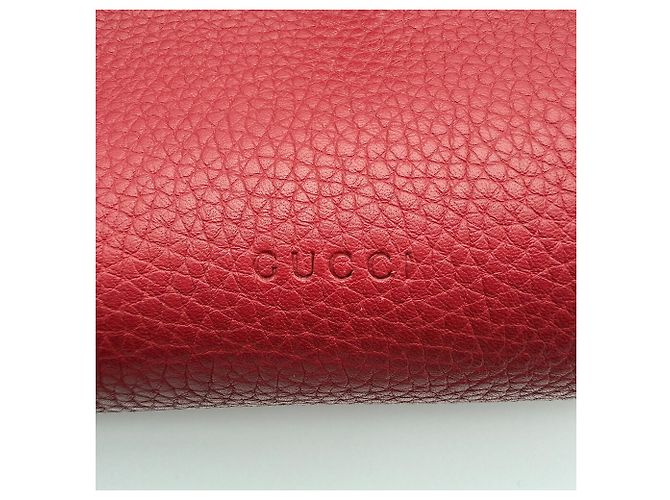Borsa Gucci Bamboo Daily in pelle rossa Rosso - vista 10