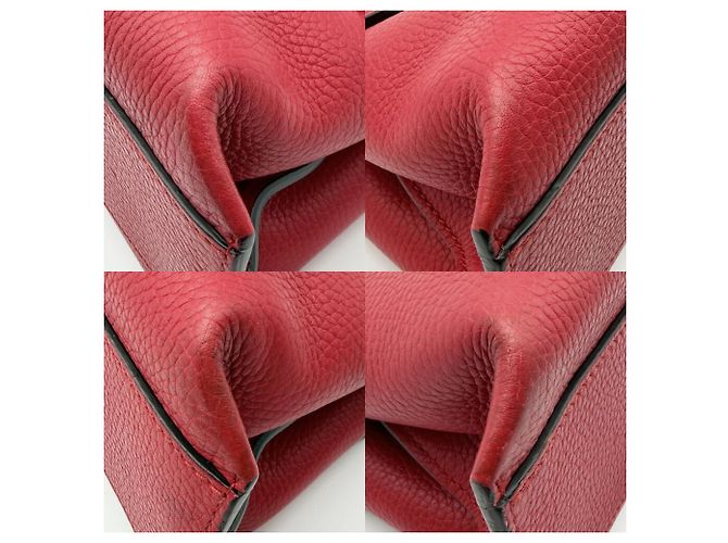 Borsa Gucci Bamboo Daily in pelle rossa Rosso - vista 13