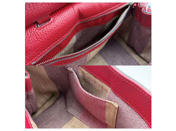 Borsa Gucci Bamboo Daily in pelle rossa Rosso - vista 16