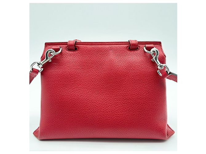 Borsa Gucci Bamboo Daily in pelle rossa Rosso - vista 2