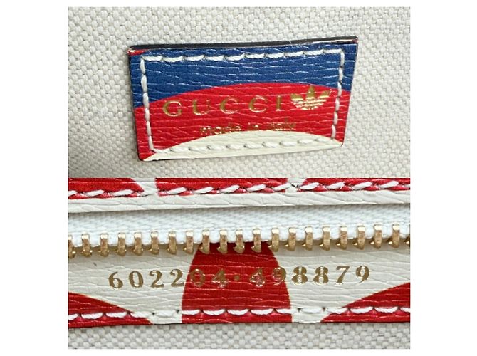 Borsa a tracolla in pelle Gucci Horsebit Rosso Crudo Blu navy - vista 15