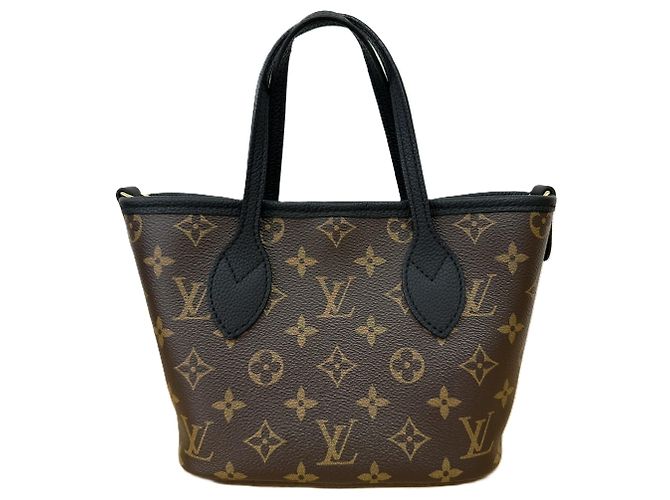 Borsa Tote Louis Vuitton Neverfull Inside Out BB Marrone - vista 2