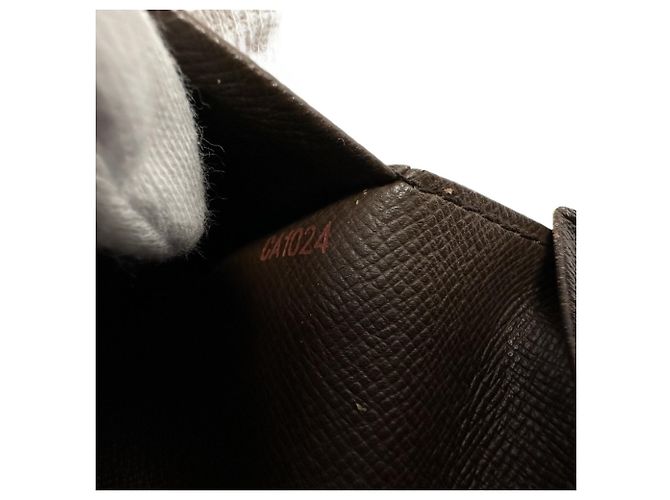 Louis Vuitton Damier Bi-fold Wallet Braun Damier ebene - Ansicht 10