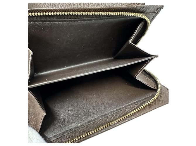 Louis Vuitton Damier Bi-fold Wallet Braun Damier ebene - Ansicht 4