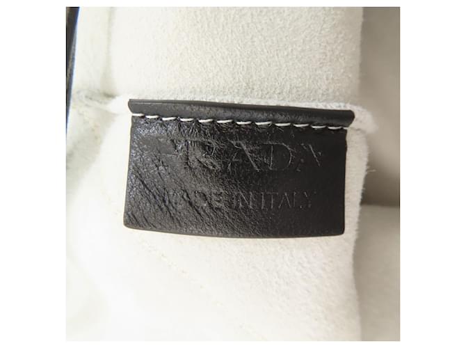 Tote Sacote de shearling acolchoado Prada Branco - vista 6