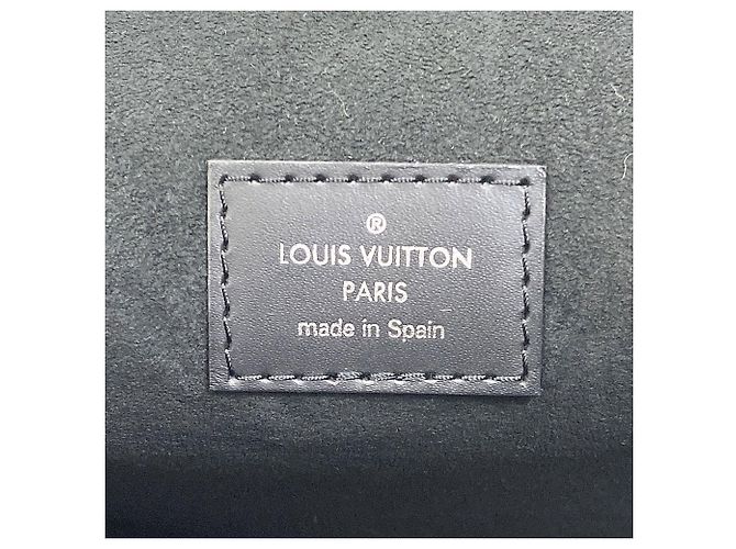 Borsa Tote Louis Vuitton Epi Denim Neverfull MM Blu - vista 6
