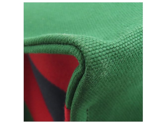 Gucci 727701 Borsa Tote 2-Way Interlocking G Marrone Rosso Verde - vista 15