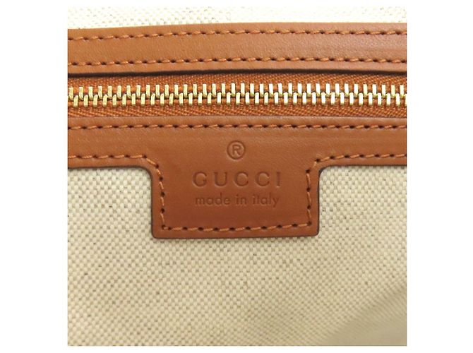 Gucci 727701 Borsa Tote 2-Way Interlocking G Marrone Rosso Verde - vista 6