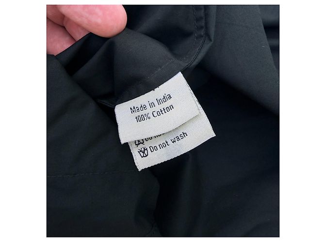 Vestido midi Suno de algodón negro bordado Azul - vista 9