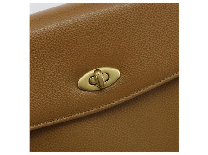 Borsa Coach in Pelle 2way Marrone Oro Auth gh2221 D'oro - vista 19