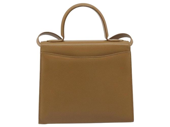 Borsa Coach in Pelle 2way Marrone Oro Auth gh2221 D'oro - vista 2