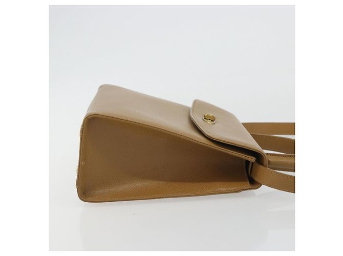 Borsa Coach in Pelle 2way Marrone Oro Auth gh2221 D'oro - vista 3
