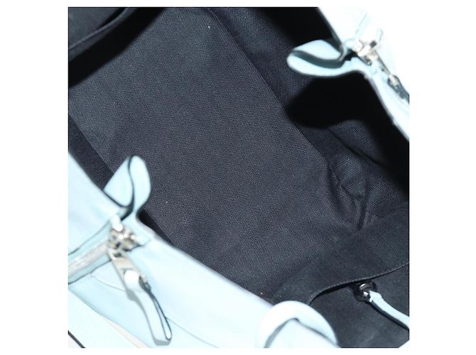 Borsa a mano LOEWE Hammock in pelle 2way Light Blue Silver Auth 190453A Argento Blu chiaro - vista 11