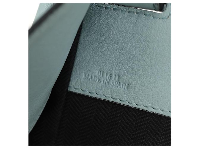 Borsa a mano LOEWE Hammock in pelle 2way Light Blue Silver Auth 190453A Argento Blu chiaro - vista 12