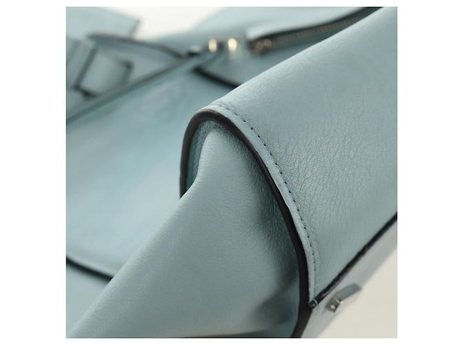 Borsa a mano LOEWE Hammock in pelle 2way Light Blue Silver Auth 190453A Argento Blu chiaro - vista 16