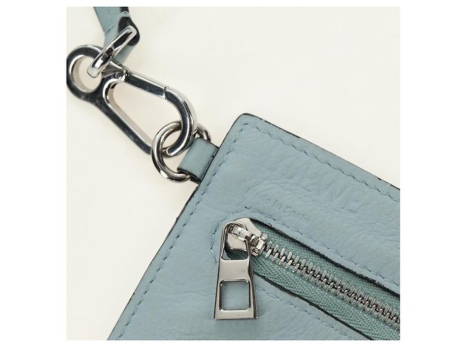 Borsa a mano LOEWE Hammock in pelle 2way Light Blue Silver Auth 190453A Argento Blu chiaro - vista 23