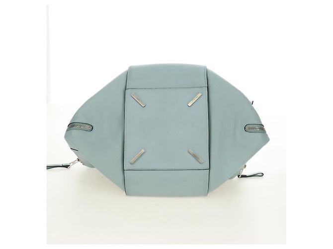 Borsa a mano LOEWE Hammock in pelle 2way Light Blue Silver Auth 190453A Argento Blu chiaro - vista 5