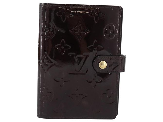 LOUIS VUITTON Monogram Vernis Agenda PM Amarante R21026 LV Auth BA14020 Burdeos - vista 13