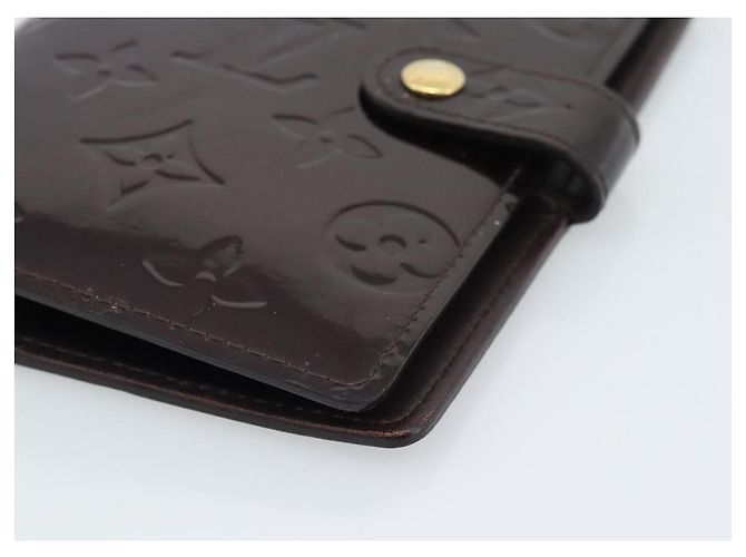 LOUIS VUITTON Monogram Vernis Agenda PM Amarante R21026 LV Auth BA14020 Burdeos - vista 14