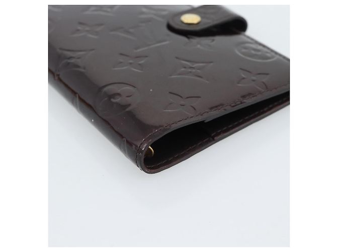 LOUIS VUITTON Monogram Vernis Agenda PM Amarante R21026 LV Auth BA14020 Burdeos - vista 15