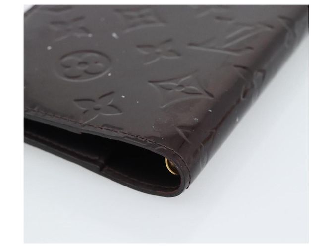 LOUIS VUITTON Monogram Vernis Agenda PM Amarante R21026 LV Auth BA14020 Burdeos - vista 16
