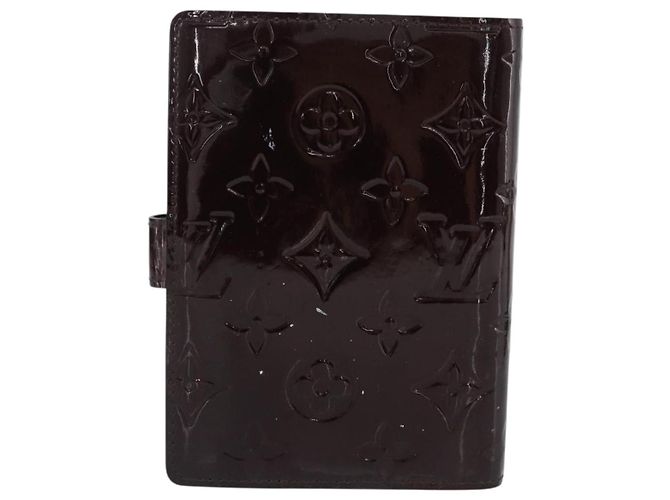LOUIS VUITTON Monogram Vernis Agenda PM Amarante R21026 LV Auth BA14020 Burdeos - vista 2