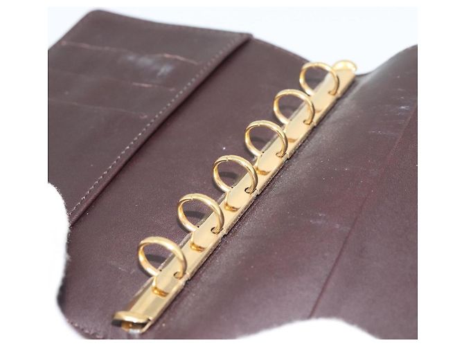 LOUIS VUITTON Monogram Vernis Agenda PM Amarante R21026 LV Auth BA14020 Burdeos - vista 21