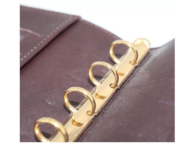 LOUIS VUITTON Monogram Vernis Agenda PM Amarante R21026 LV Auth BA14020 Burdeos - vista 22