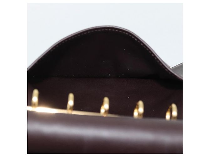 LOUIS VUITTON Monogram Vernis Agenda PM Amarante R21026 LV Auth BA14020 Burdeos - vista 24
