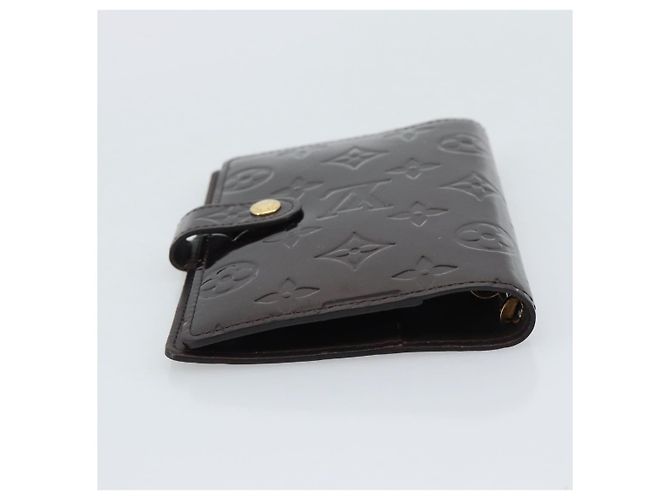 LOUIS VUITTON Monogram Vernis Agenda PM Amarante R21026 LV Auth BA14020 Burdeos - vista 5