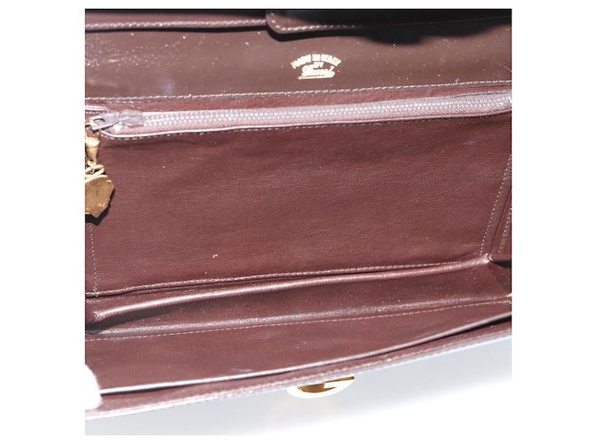 Borsa a Spalla GUCCI in Pelle Marrone Oro Auth mr2650 D'oro - vista 11