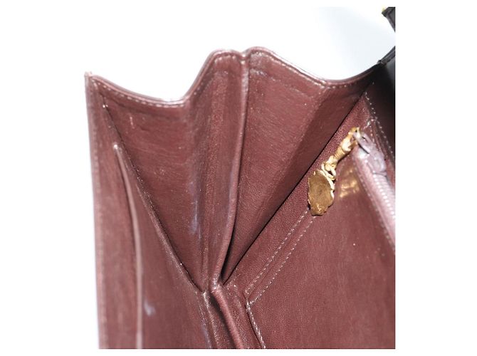 Borsa a Spalla GUCCI in Pelle Marrone Oro Auth mr2650 D'oro - vista 19