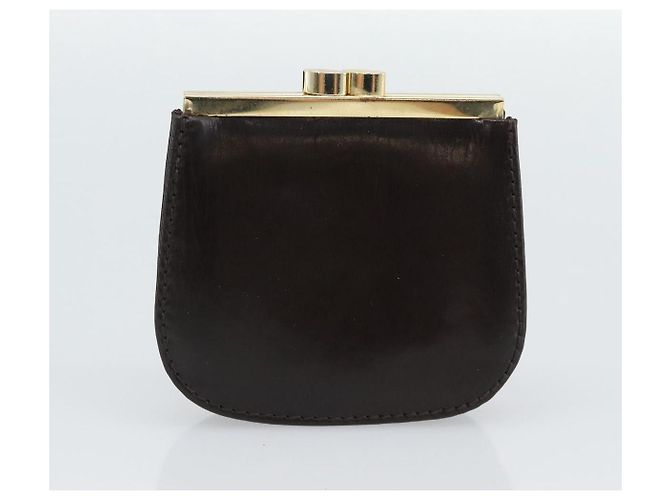 Borsa a Spalla GUCCI in Pelle Marrone Oro Auth mr2650 D'oro - vista 23