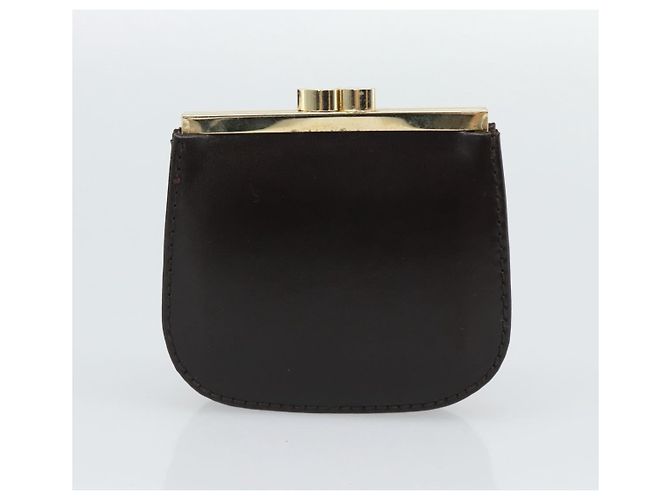 Borsa a Spalla GUCCI in Pelle Marrone Oro Auth mr2650 D'oro - vista 24