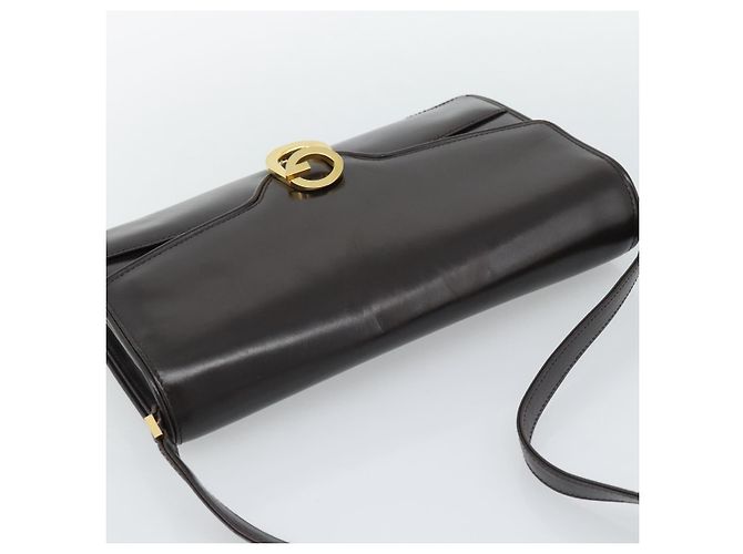 Borsa a Spalla GUCCI in Pelle Marrone Oro Auth mr2650 D'oro - vista 6