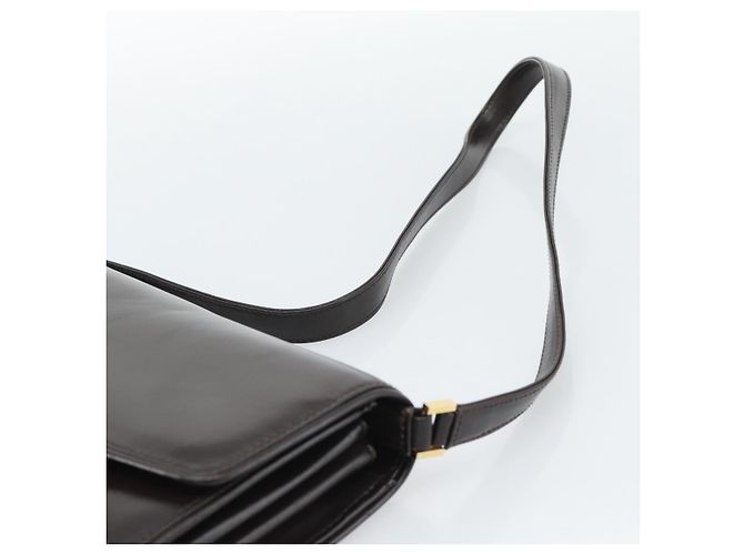 Borsa a Spalla GUCCI in Pelle Marrone Oro Auth mr2650 D'oro - vista 8