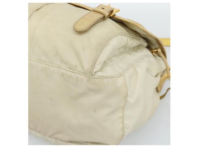 Borsa a Spalla PRADA Nylon Oro Autentica mr2696 D'oro - vista 8