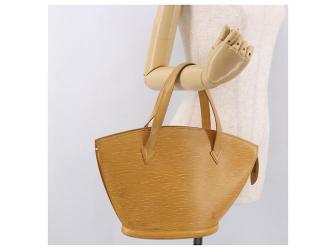 Borsa LOUIS VUITTON Epi Saint Jacques Giallo M52279 LV Auth 191642 - vista 22