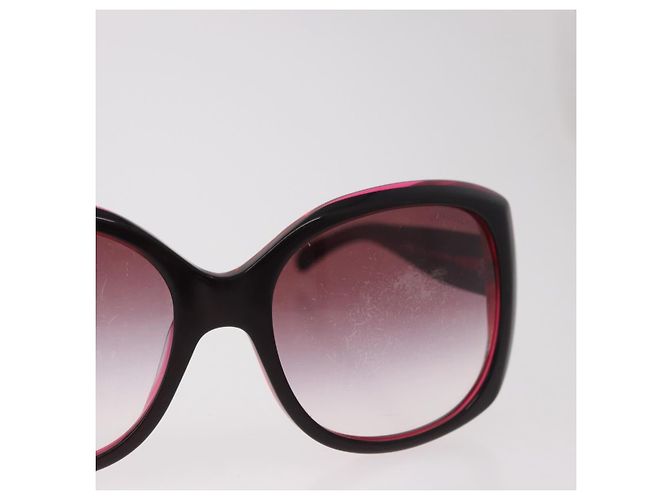 Gafas de sol CHANEL de plástico rojo CC Auth 190521 Roja - vista 5