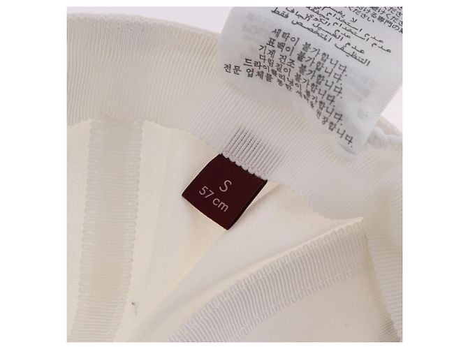 Gorra GUCCI de algodón blanco Auth BA13820V - vista 10