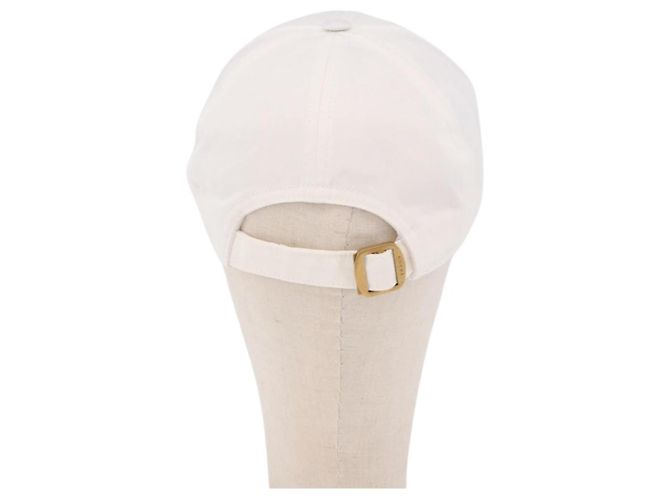 Gorra GUCCI de algodón blanco Auth BA13820V - vista 2