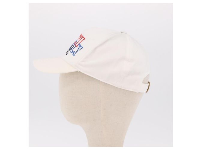Gorra GUCCI de algodón blanco Auth BA13820V - vista 3