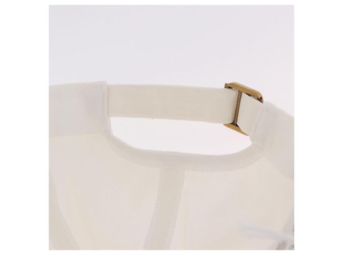 Gorra GUCCI de algodón blanco Auth BA13820V - vista 9